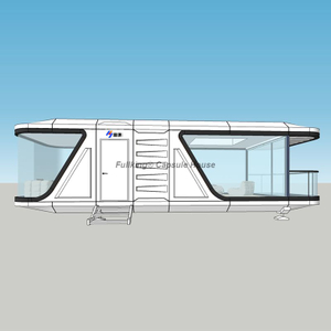 FULLKING Space Capsule House Manufacture بغرفة نوم واحدة + حمام واحد + شرفة واحدة
