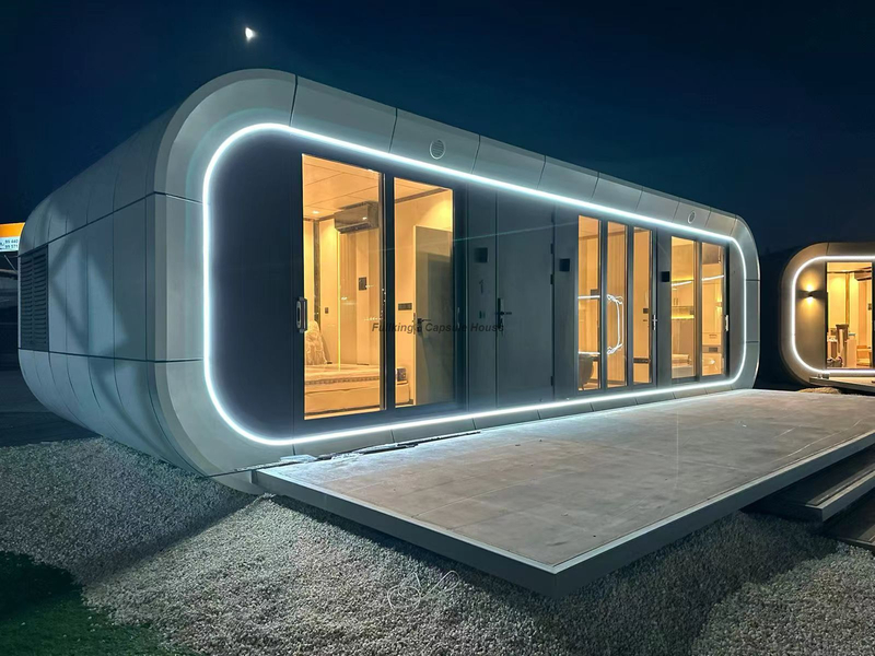 Apple Cabin House 2Layer الفاخرة الأنيقة Modular Apple Cabin