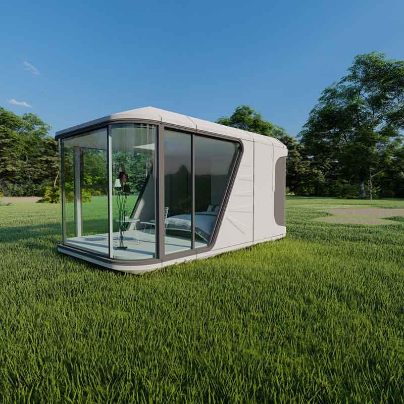 منازل حاوية فندق Tiny Capsule House للسفر بسعر المصنع في الصين 