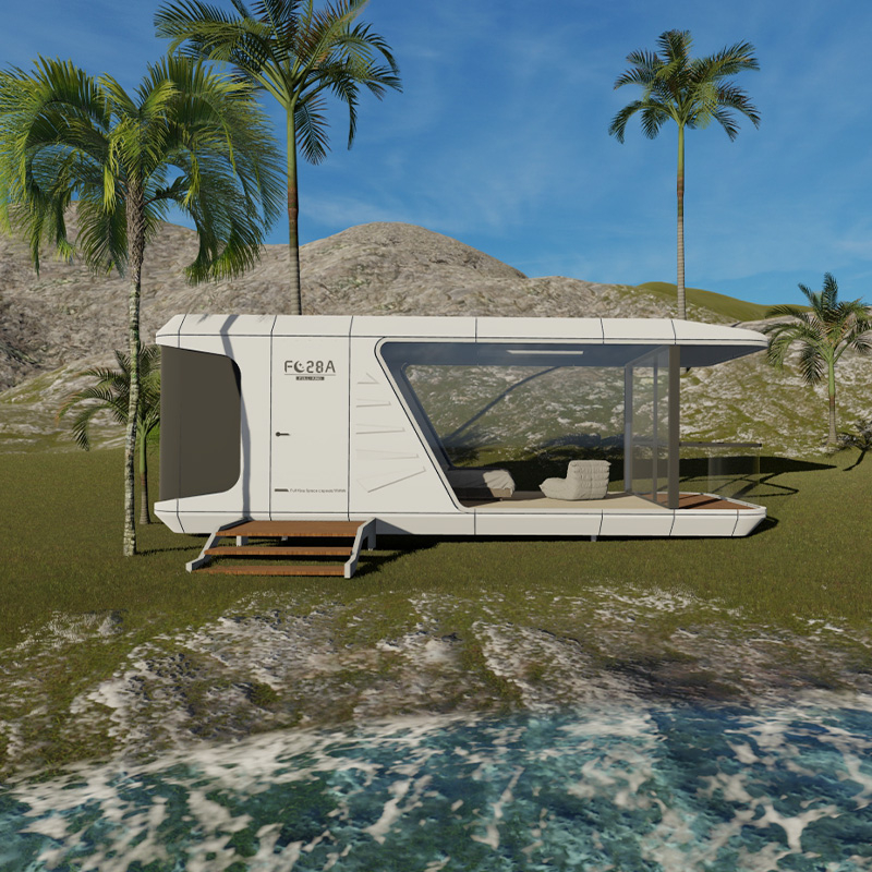 2024 تصميم جديد صغير متنقل كبسولة البيت فندق حاوية فاخرة منازل سعر المصنع