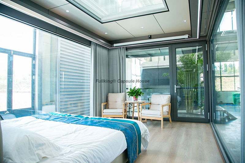 بيت كبسولة ساحة Prefab Capsule Modular: إعادة تعريف المنتجات الحديثة للتخييم والمنتجات المعيشية المحمولة